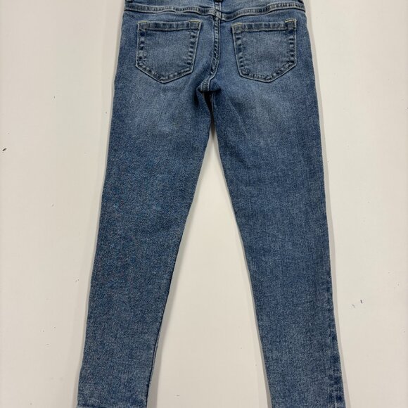 Gymboree Super Skinny jeans with  colorful pom-pom decorations - Girls Sz 6 - Picture 2 of 9